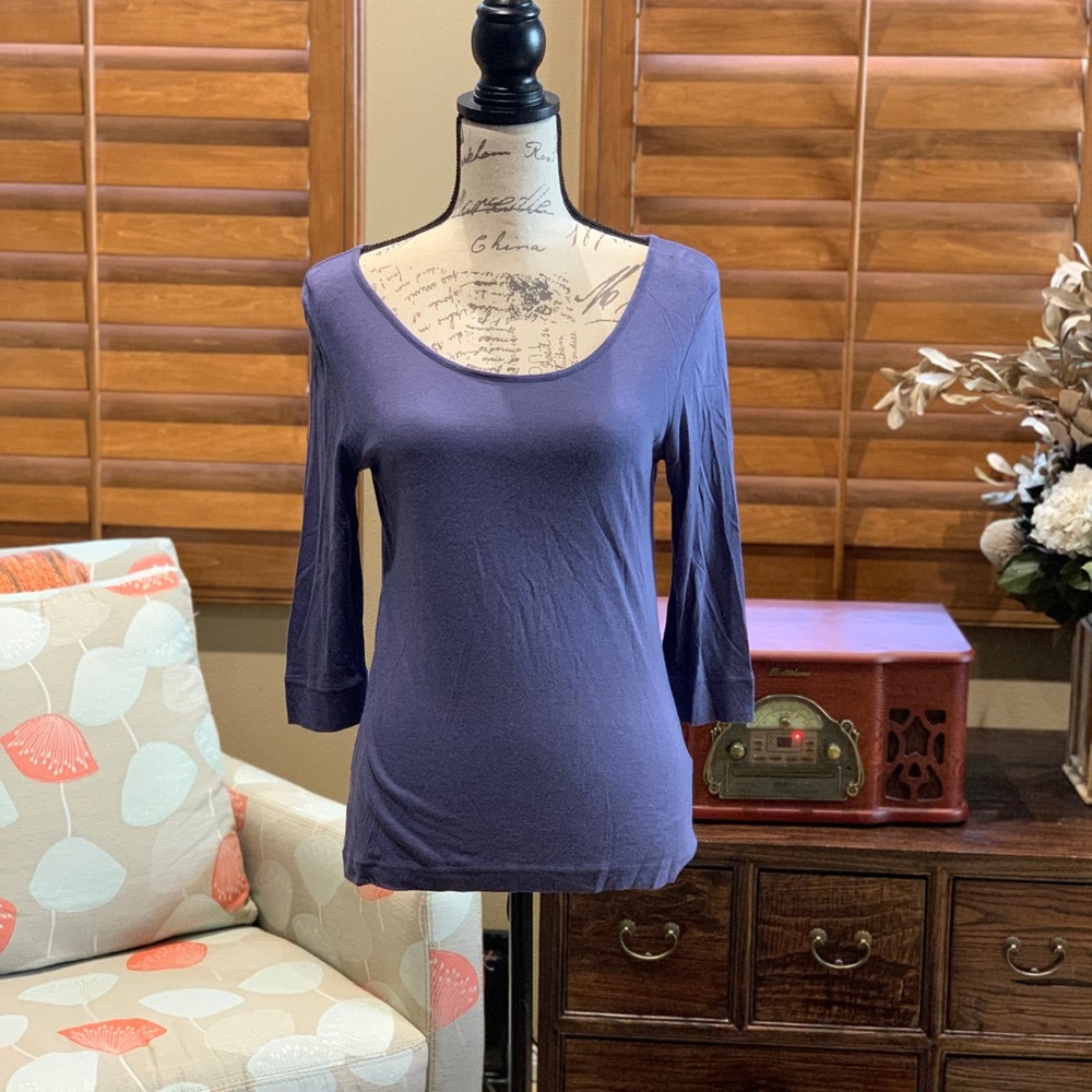 Blue tee